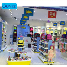 Child Clothes Retail Store Furniture Baby Clothes Store Interior Design Display Gondola Baby Shop Display Rack